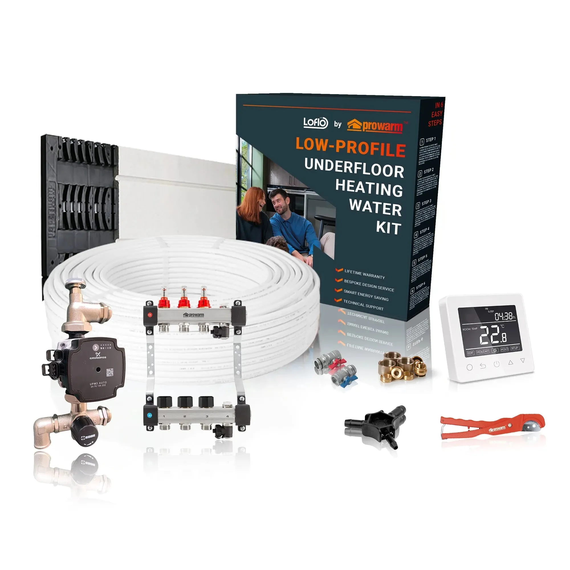 ProWarm™ Water Underfloor Heating Low Profile 18mm - Single Room