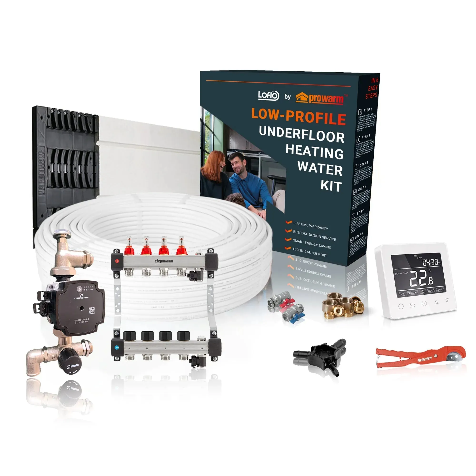 ProWarm™ Water Underfloor Heating Low Profile 18mm - Single Room