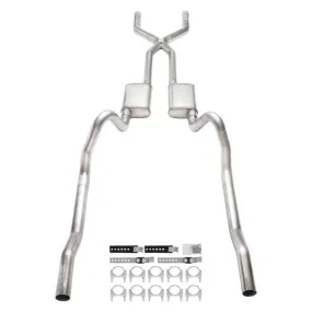 Pypes Header-Back Exhaust System - 3 in Diameter - Mopar B-Body 1966-74 SMB13S