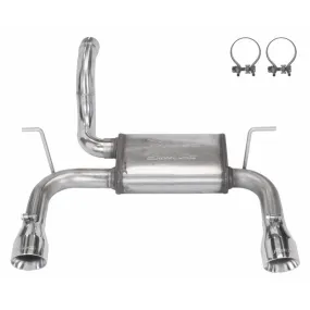 Pypes Performance Exhaust Axle Back Exhaust System - Dual Exit - 2-1/2" Diameter - Stainless