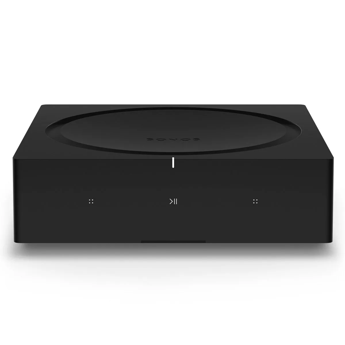 Rockustics EconoRock 6.5" 2-way Outdoor Powered Rock Speaker - Pair (Grey) with AMP Wireless Hi-Fi Player (Black)