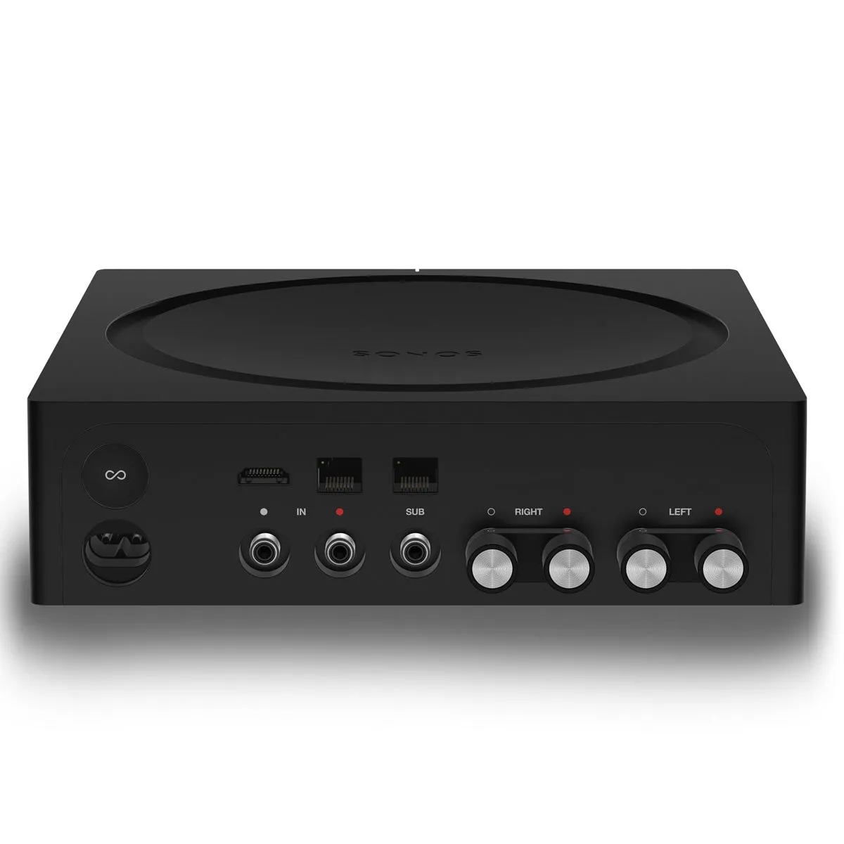 Rockustics OctoRock Powered 8" 2-way Outdoor Rock Speaker - Pair (Grey) AMP Wireless Hi-Fi Player (Black)