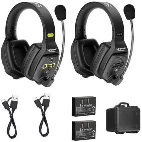 Saramonic WiTalk-WT2D 2-Person Full-Duplex Wireless Dual-Ear Headset Intercom System (1.9 GHz)