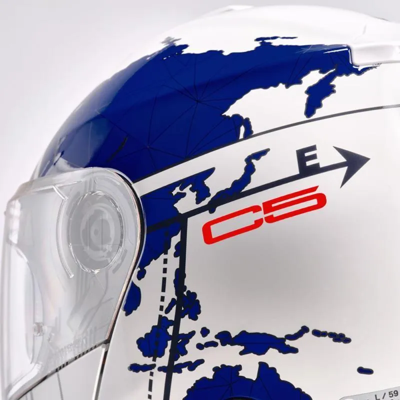 Schuberth C5 Globe Blue / White