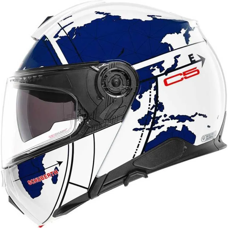 Schuberth C5 Globe Blue / White