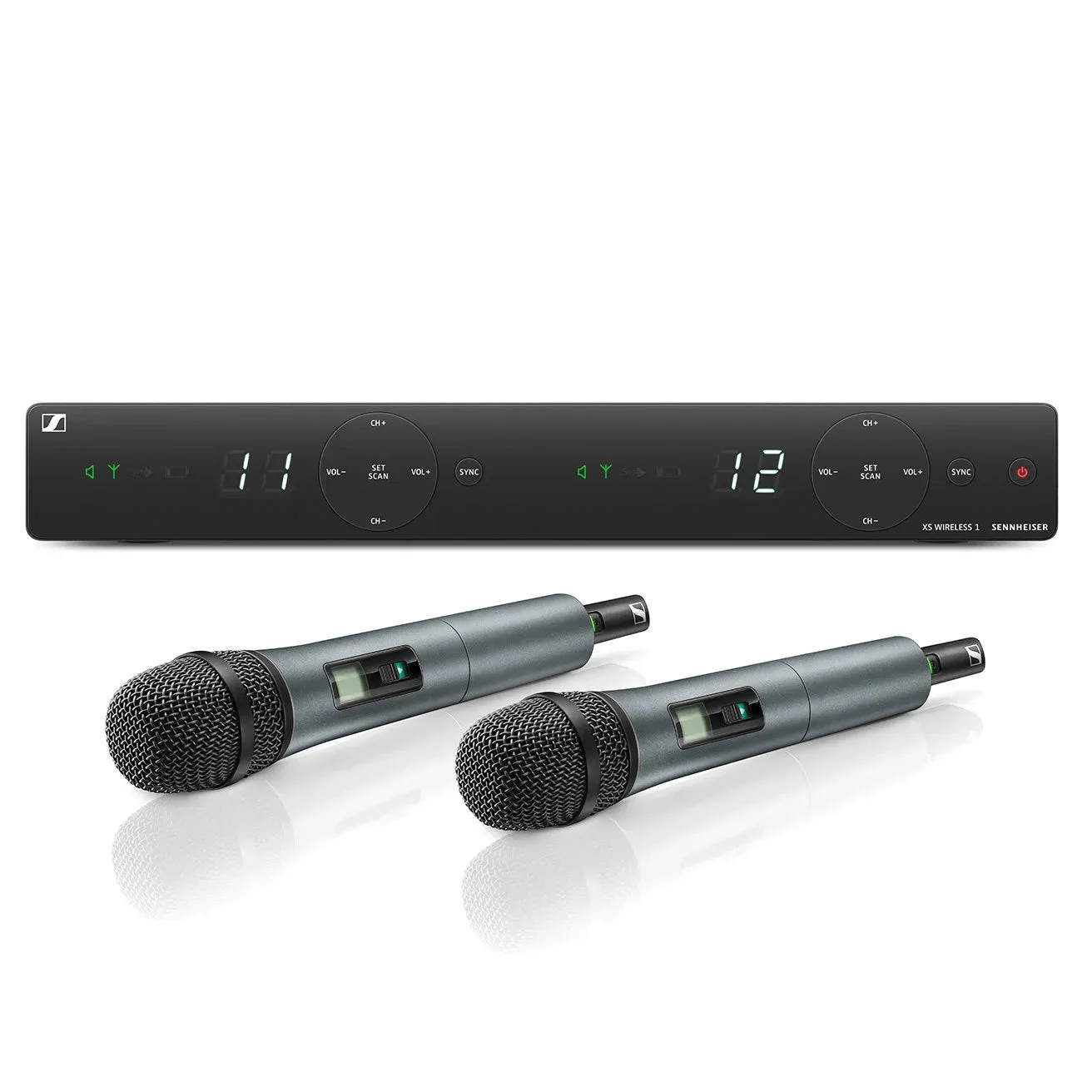 Sennheiser XSW 1-835 Dual Wireless Handheld Microphone System - A Range (548-572MHZ)