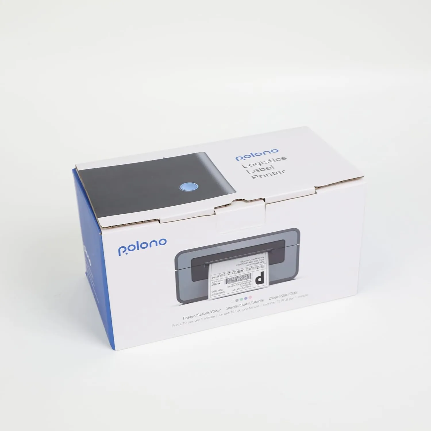 Shipping Label Printer, PL60 4X6 Label Printer for Shipping Packages, Direct Thermal Printer, Compatible with Windows, Mac, Linux, Widely Use for Shopify, Ebay, Amazon, UPS, Fedex, Etsy, Purple