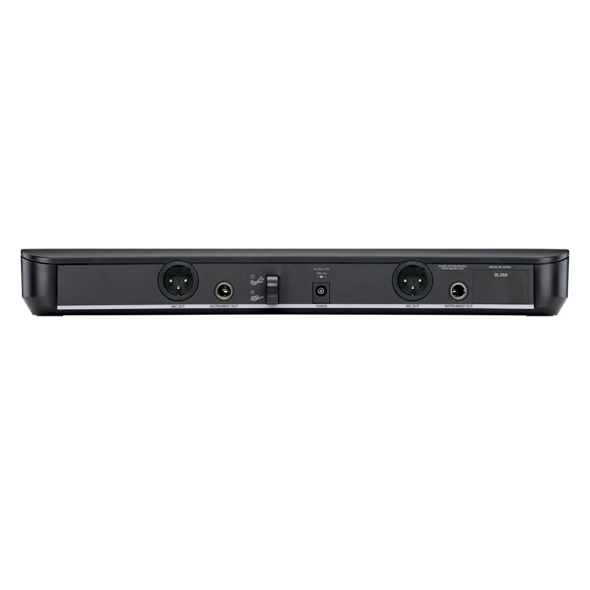 Shure BLX288/PG58 Dual Channel Handheld Wireless System, H11 Band