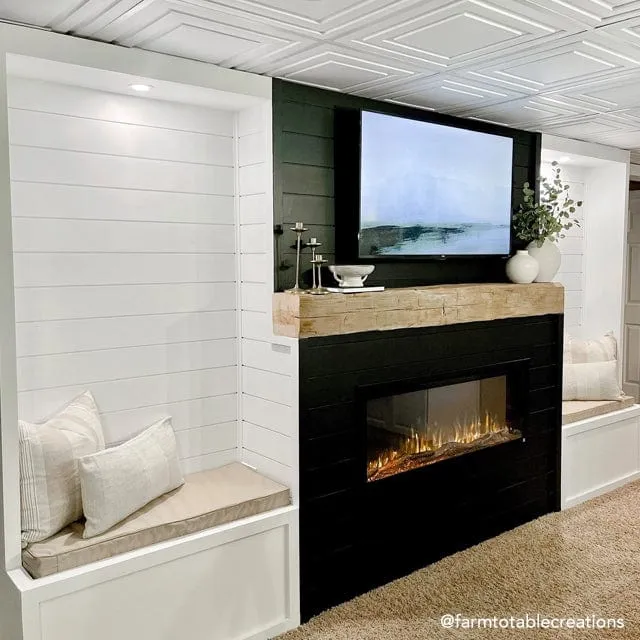 Sideline Elite 50 Inch Recessed Smart Electric Fireplace 80036