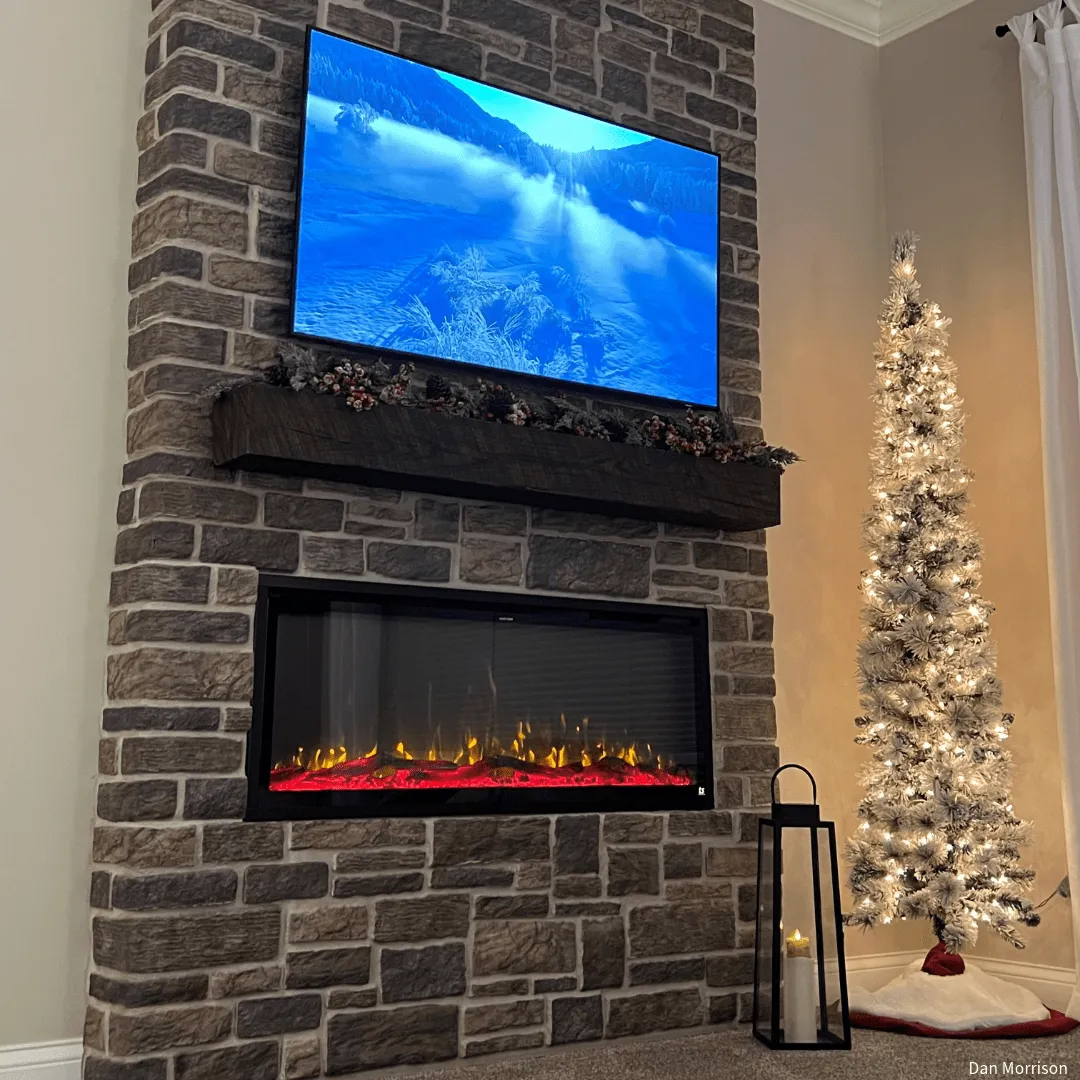 Sideline Elite 50 Inch Recessed Smart Electric Fireplace 80036