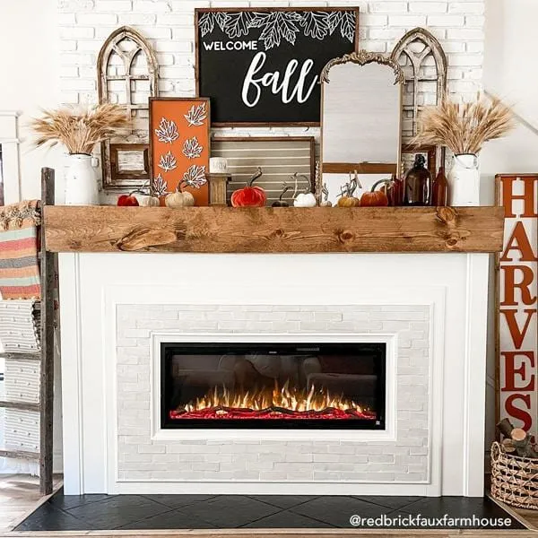 Sideline Elite 50 Inch Recessed Smart Electric Fireplace 80036