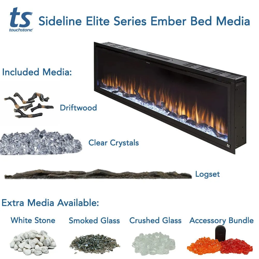 Sideline Elite 50 Inch Recessed Smart Electric Fireplace 80036