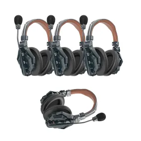 Solidcom C1 Pro-4S-DH Wireless Intercom System with 4 Double-Ear Noise-Cancelling Headsets (SPECIAL ORDER)