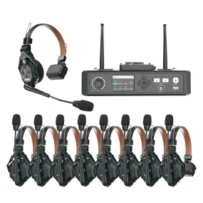 Solidcom C1 Pro-HUB8S Wireless Intercom System with 9 Noise-Cancelling Headsets (SPECIAL ORDER)