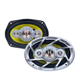 Star Sound SSS-6990 6X9 4-Way Speakers - 100W RMS