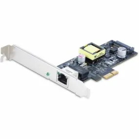 StarTech.com 1-Port 2.5Gbps PCI Express PoE Network Card, Intel I225-V, PCIe 802.3af/at PoE  Multi-Gigabit NIC, SATA Powered Ethernet Card