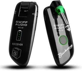 SWIFF High-Grade Electronic Guitar Wireless System Rechargeable Guitar Transmitter Receiver Support Multi Channels and 5.5 Hours Long Battery Life for All Electric Musical Instruments