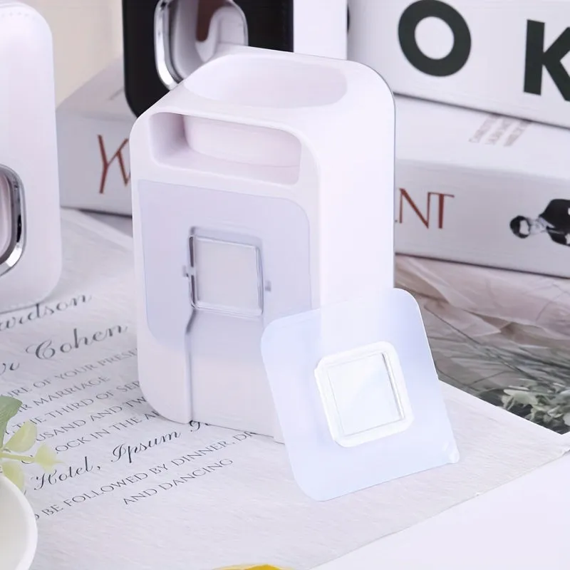 Toothpaste Dispenser Wall Mount for Bathroom Automatic Toothpaste Squeezer (Grey.Black.White)