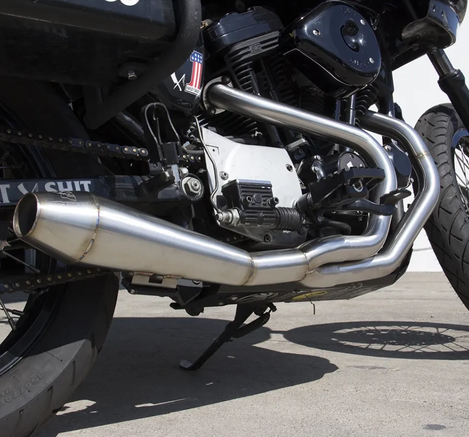 Two Brothers  2 into 1 Stainless Exhaust System For Harley Sportster Models 1983-2003