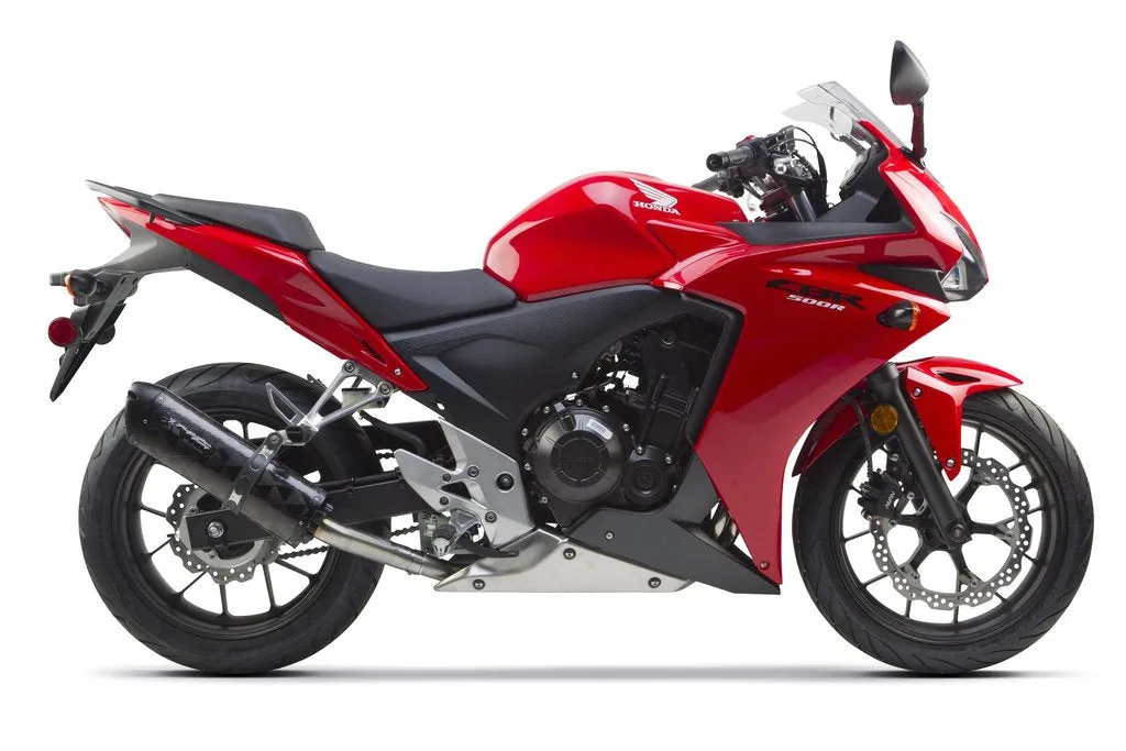 Two Brothers - Honda CBR500R/CB500F/X (2013-2015) M2 Black Aluminium Slip-On Exhaust