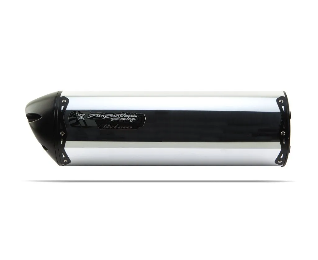 Two Brothers - Honda CBR500R/CB500F/X (2013-2015) M2 Black Aluminium Slip-On Exhaust