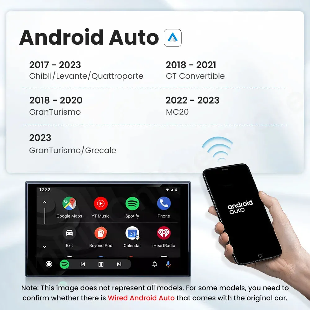 Wireless CarPlay & Android Auto Adapter for Maserati 2017-2023