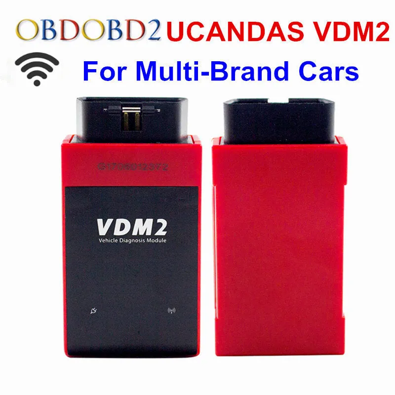Wireless WIFI VDM2 UCANDAS VDMII OBD2 Auto Car Diagnostic Scanner For Android VDM II Full Systerm VDM2 V3.9 Automotive Scanner