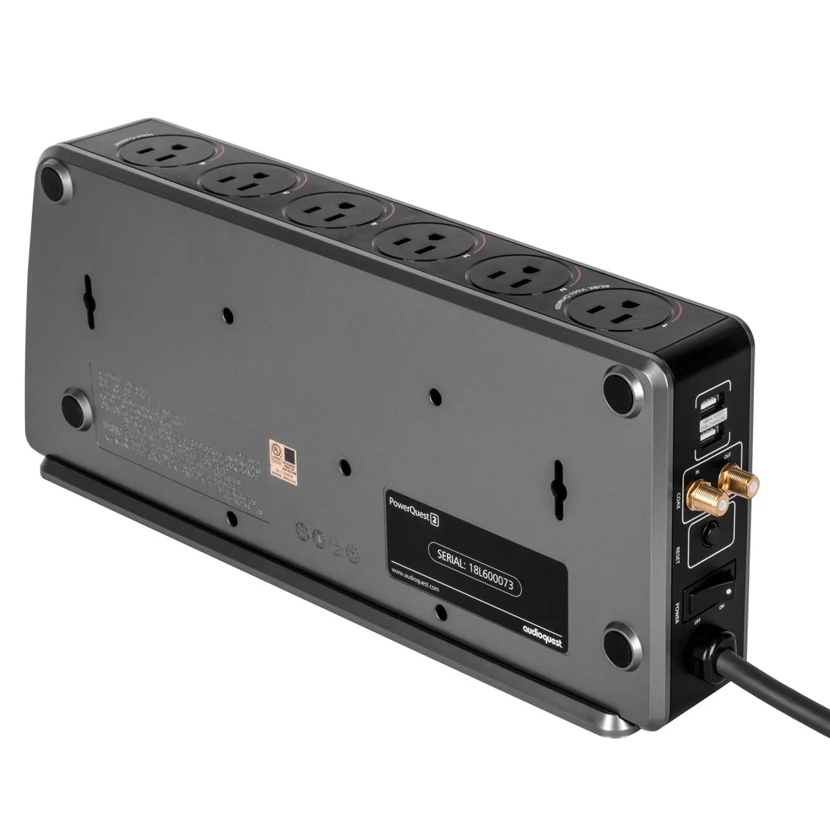 Yamaha RX-V4 5.2-Channel AV Receiver with 6-Outlet Surge Protector and 8K-10K 48Gbps HDMI Cable - 4.92 ft. (1.5m)