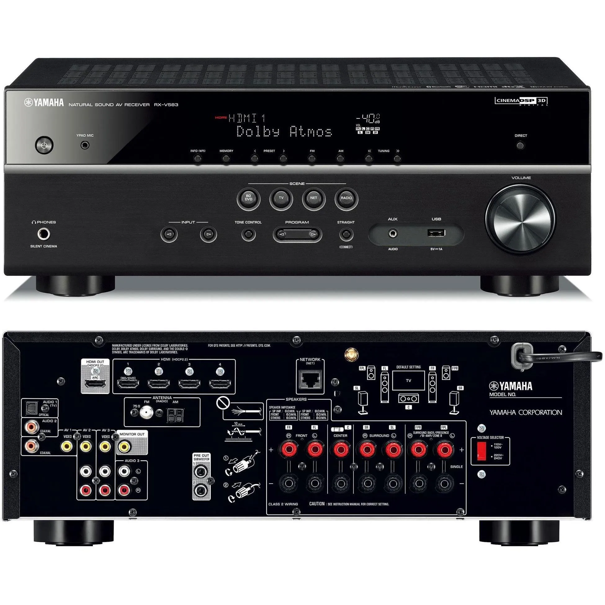 Yamaha RX-V583 AV Amplifier