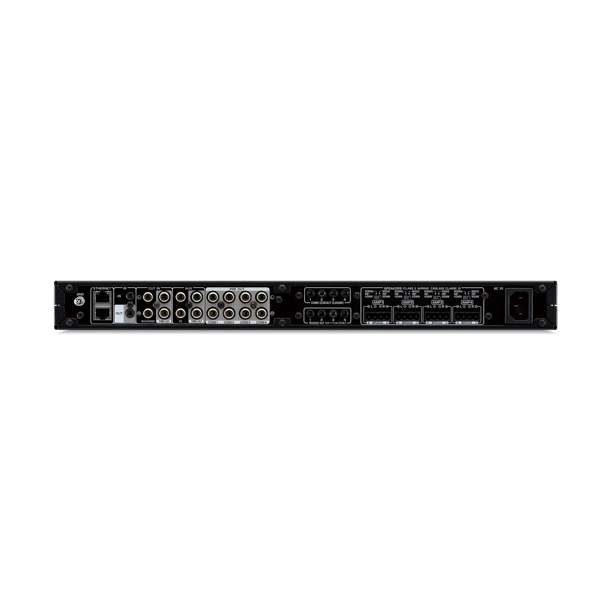 Yamaha XDA-QS5400RK MusicCast Multi-Room Streaming Amplifier (4 Zone, 8 Channel)