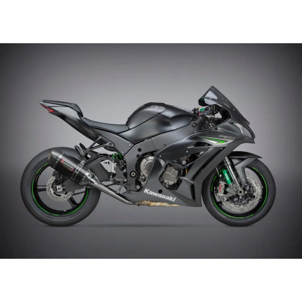 Yoshimura Alpha Slip-On Exhaust For Kawasaki ZX 10R RR (2016-2020) | 141824M220