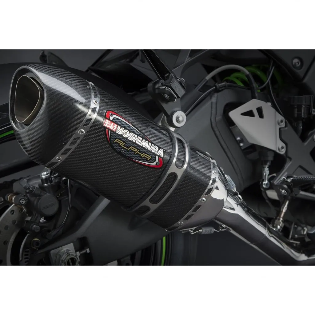 Yoshimura Alpha Slip-On Exhaust For Kawasaki ZX 10R RR (2016-2020) | 141824M220