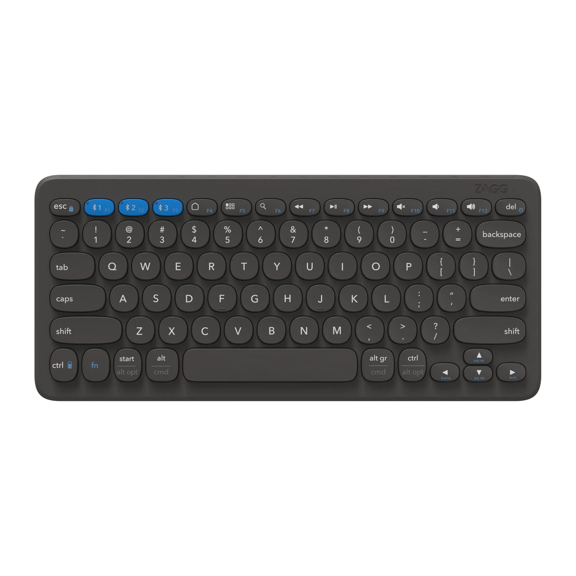 ZAGG Wireless Pro Keyboard 12inch - Black - 15-12079